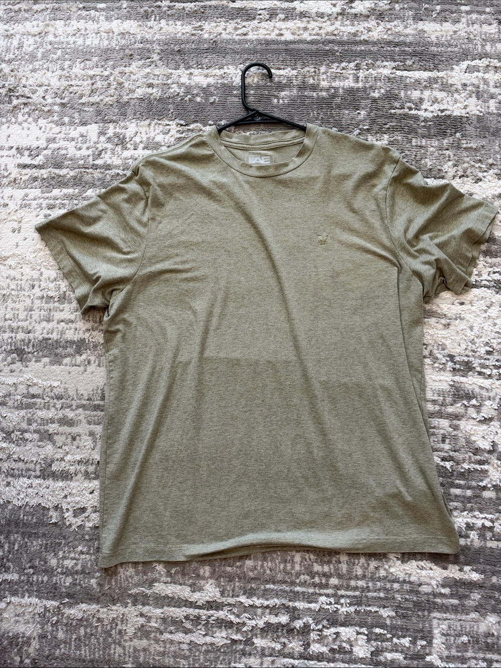 American Eagle Outfitters Olive Crew Neck T-Shirt